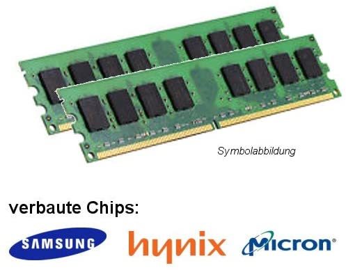 4GB (2X 2GB) DDR2 800MHz (PC2 6400U) LO Dimm Computer PC Desktop Arbeitsspeicher RAM Memory Samsung